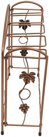 Oiveinya 5-Bottle Freestanding Wine Rack Bronze