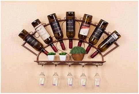 OXOAMP Wall-Mounted Wine Rack Organizer Display Shelf