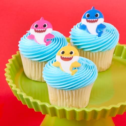 DecoPac Pinkfong Baby Shark 24 Cupcake Toppers 1