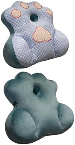 ZALCBHJ Comfort - Guaranteed Creative Paw Print Shaped Neck Pillow