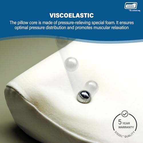 SISSEL Soft Plus Orthopedic Neck Pillow with 5-Year Warranty
