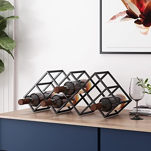 Christopher Knight Home McClellan Wine Rack Black