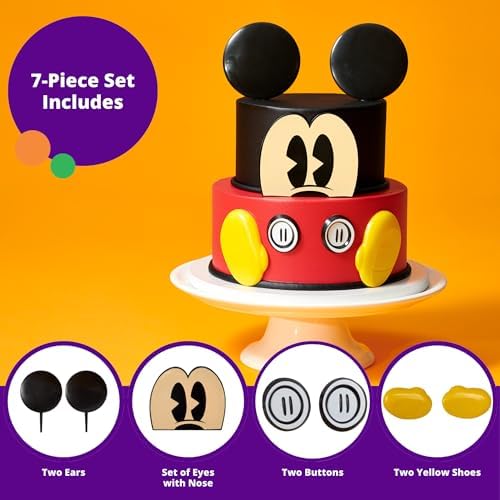 DecoSet Disney Mickey Mouse Cake Topper Set