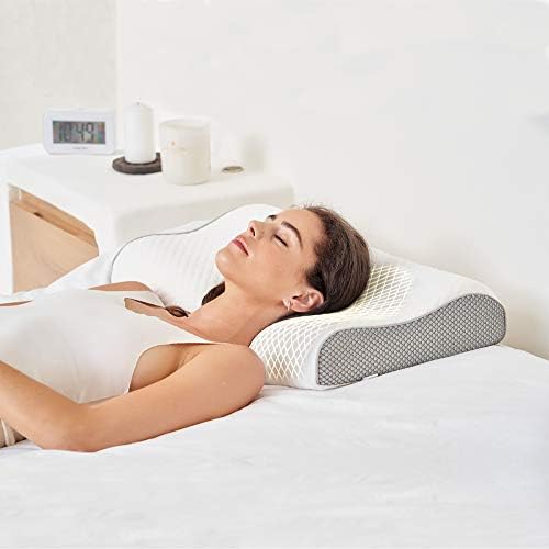 ComfyCozy Luxury Memory Foam Pillow with Silk Eye Mask