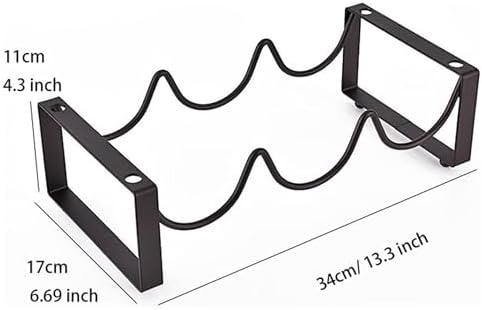 OXOAMP Vintage Metal Wine Rack Freestanding