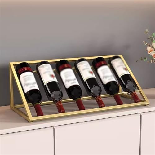 SONGCHAO Countertop Wine Rack Black