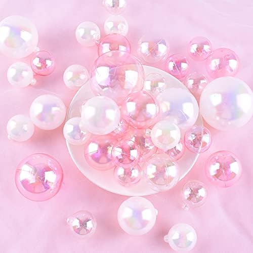 BEAIMUXI 24PCS Bubble Pearl Cake Toppers DIY Decor