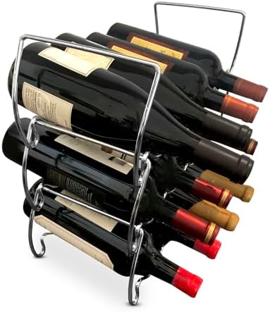 Lilys Home 12-Bottle Tabletop Wine Rack