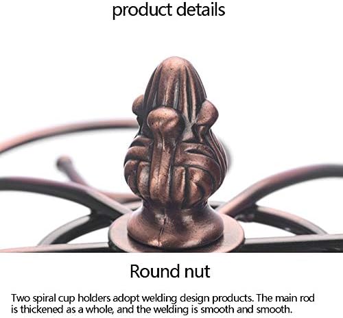 European-Style Retro Sunflower Wine Rack 6 Glass Holder