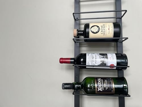 TheRackCo Wall Series - 12 Bottle Wine Rack with Opener