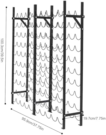 BILPIKOGoo 10 Tier Wine Rack for 100 Bottles
