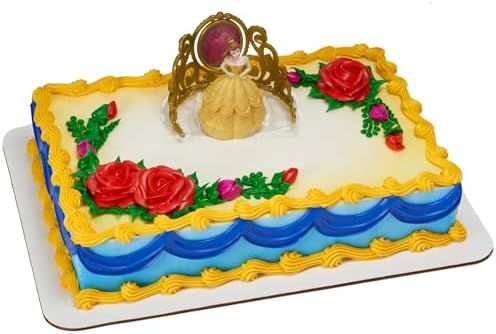 DecoSet Disney Princess Belle Cake Topper 2-Piece Set