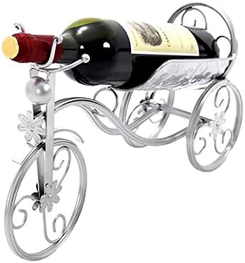 JUSHZ Freestanding Wine Rack 35x10x26cm Silver