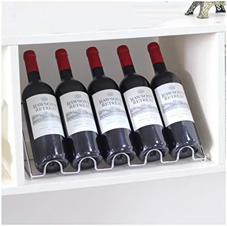 Metal Bottle Rack 5 Slots for Living Room Display