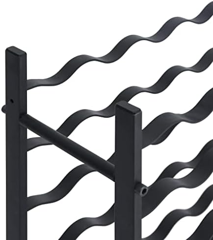 vidaXL Iron Wine Rack 96 Bottle Capacity