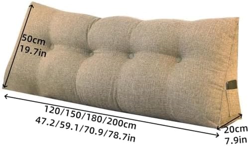Fashion Headboard Pillow Wedge with Metal Zipper
