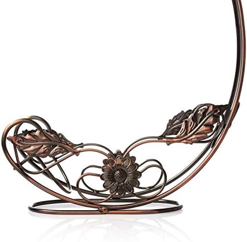 Copper Wine Rack Hanging Glass Holder Bar Stand 1
