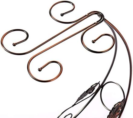 Copper Wine Rack Hanging Glass Holder Bar Stand 1
