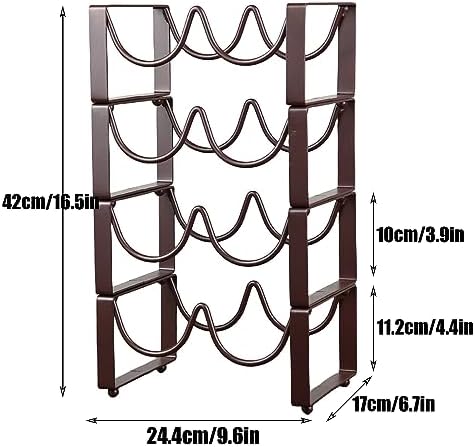 Zyqixluk Iron Stacking Wine Rack A2