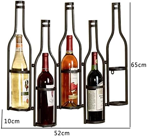 ALDEPO Wall-Mounted Wine Rack Brown 1