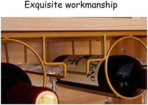 Premium Wall-Mounted Wine Rack with Glass Holder