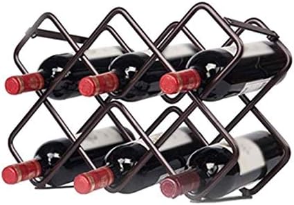 HHWKSJ Wine Rack - 8 Bottle Storage Rust-Proof Design