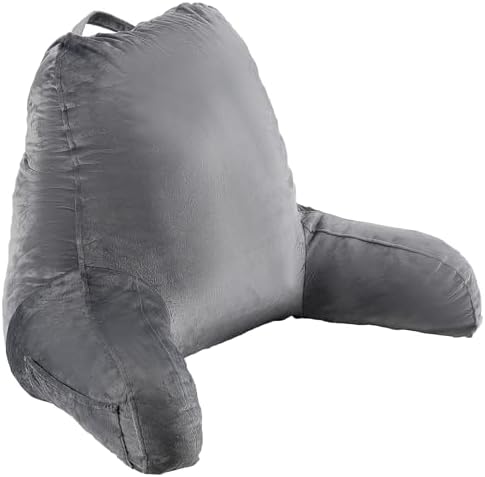 VEVOR Reading Pillow with 3 Pockets and Memory Foam