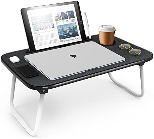 Nestl Reading Pillow with Laptop Lap Desk - Navy