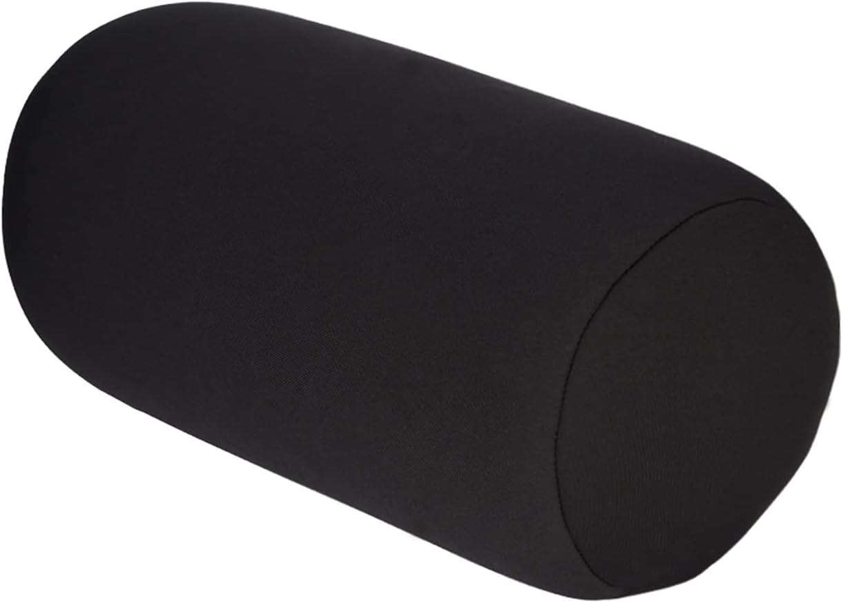 TEUOPIOE Roll Pillow with Microbeads for Neck and Travel Comfort
