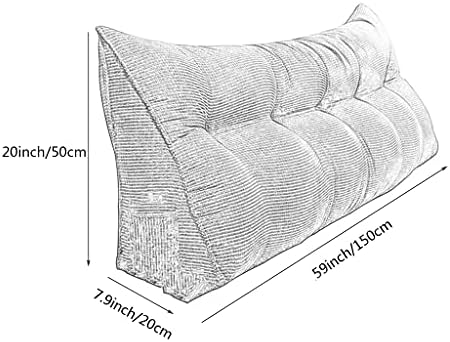 ZZYK Triangular Reading Pillow with Removable Cover