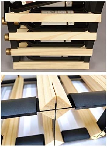 16 Bottle Wood Wine Rack Free Standing