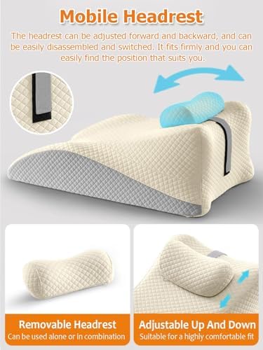 JYHHCYS Memory Foam Prone Pillow with Neck Support