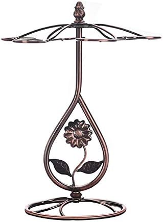 European-Style Retro Sunflower Wine Rack 6 Glass Holder