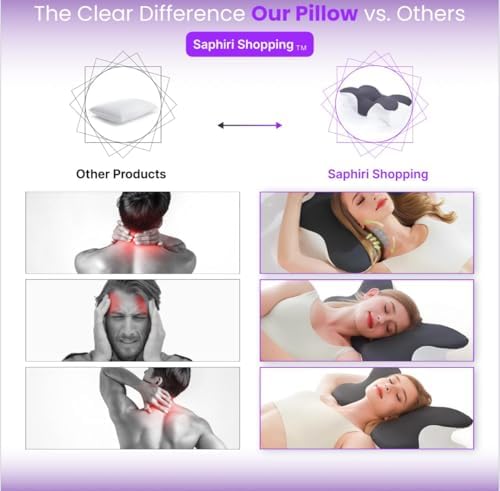 Cervical Neck Support Pillow for Sleep Comfort