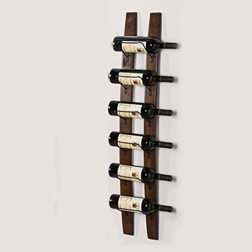 RONIXE Wall Mounted Wine Rack with 6 Bottles Storage