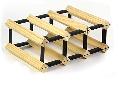 NOBIFT Wooden Wine Rack - 20 Bottle Showcase Display