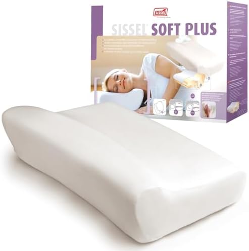 SISSEL Soft Plus Orthopedic Neck Pillow with 5-Year Warranty