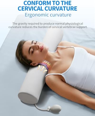 Adjustable Cervical Support Pillow for Neck and Shoulder Relief