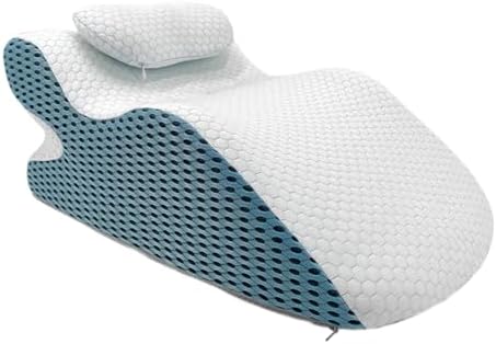 Face Down Pillow with Neck Support for Sleeping and Movies