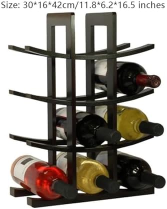 OXOAMP 4-Tier Freestanding Wine Rack Cabinet