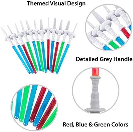 Super Z Outlet Light Sabre Cupcake Toppers Set of 24
