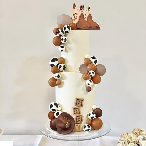 28PCS Cowboy Cake Toppers Western Theme Decorations