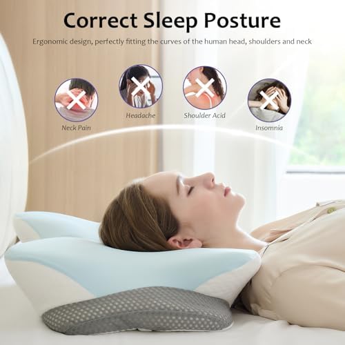 SUBCULTUREPICK Cervical Pillow for Neck and Shoulder Support