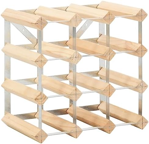 THOYTOUI 12-Bottle Wine Rack with Wall Mount