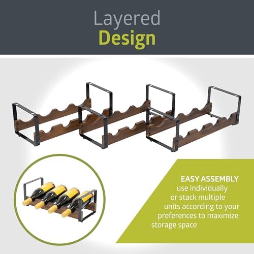 Pearington 12 Bottle Tabletop Wine Rack