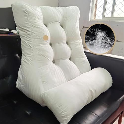 COZMAX Reading Pillow with Storage Pocket and Adjustable Backrest