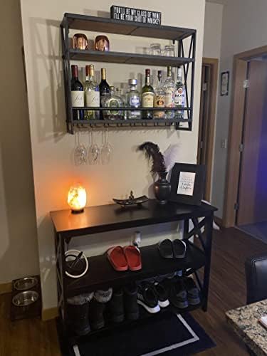 SSS Industrial Wine Rack Wall Mounted 8 Stem Holder