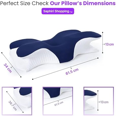 Cervical Neck Support Pillow for Sleep Comfort