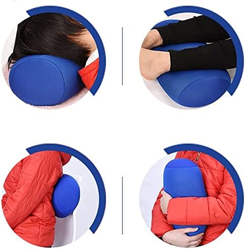 ASkinds 2Pcs Cylindrical Roll Pillow with Microbead Fill