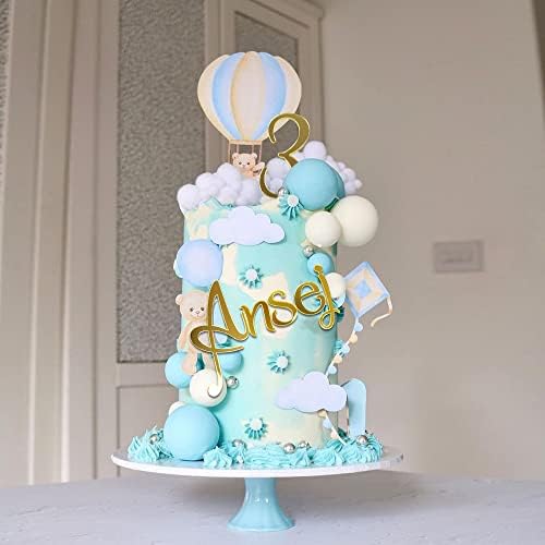 91PCS Acrylic Letter Number Cake Toppers DIY Decoration Set